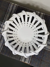 Studio Nova Open Weave Pottery Bread Bowl Basket Handmade In Portugal