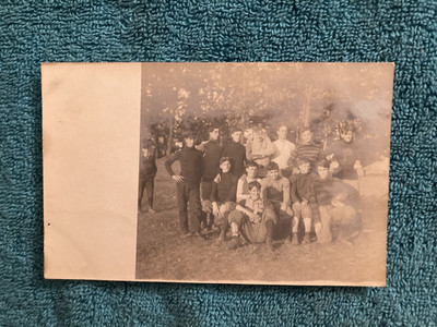RPPC Unknown Football Team Possible Pontiac Michigan Oakland Unposted UDB c1905