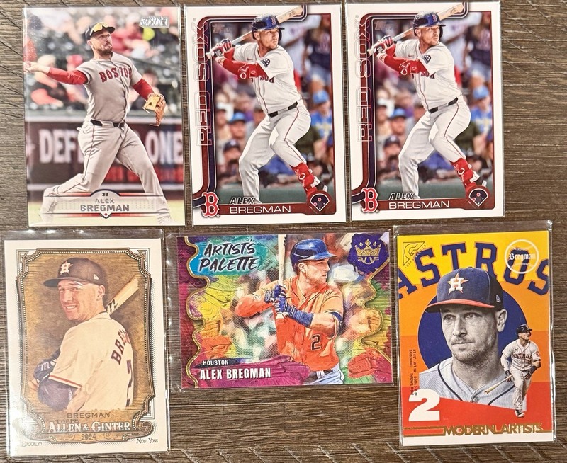 Diamond Kings Alex Bregman Modern Artist's Palette Allen & Ginter Topps 75