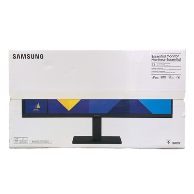 Samsung 27'' S3 Business Essential Monitor with IPS Panel and Tilt-Only Stand