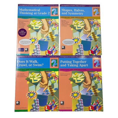 4 Investigations in Number Data and Space Grade 2 Math Curriculum Lot of 4 Books