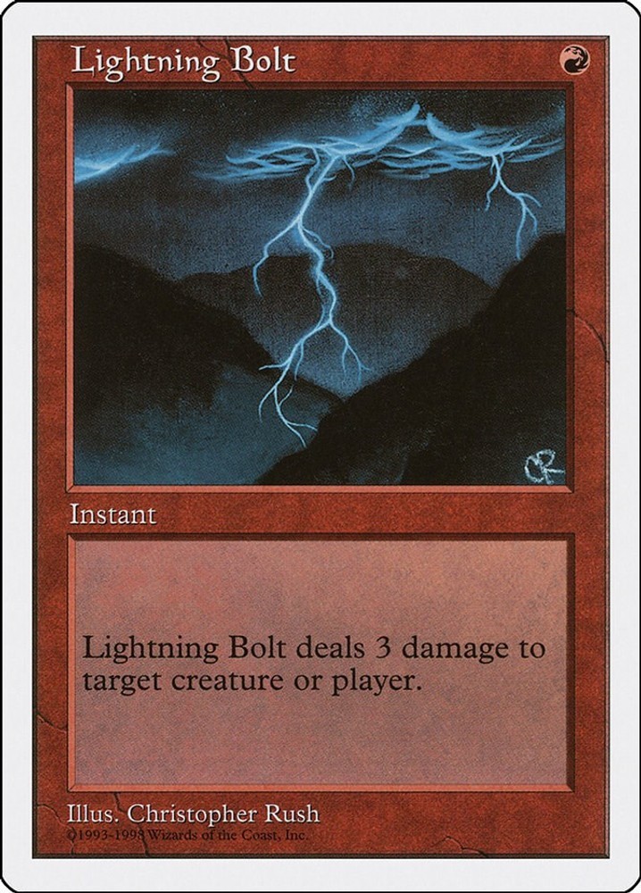 Lightning Bolt #43 (MP) Anthologies (ATH) MTG