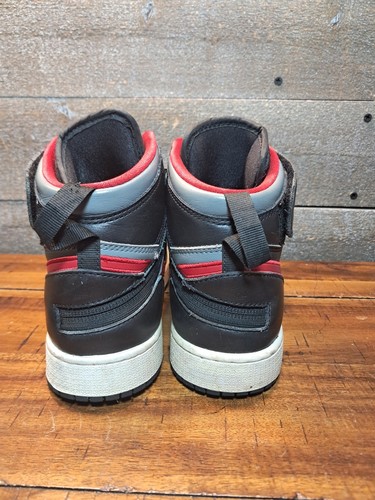 Nike Air Jordan 1 High FlyEase Black Smoke Grey Gym Red DC7986-006 Sz 4.5Y / 6W - Picture 4 of 13