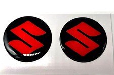 2x Suzuki Logo Schutz Gel 3d Emblem Sticker Tank Aufkleber Tuning Styling Tank