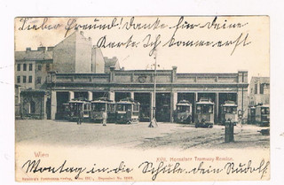 Wien XVII Hernalser Tramway Remise 1905