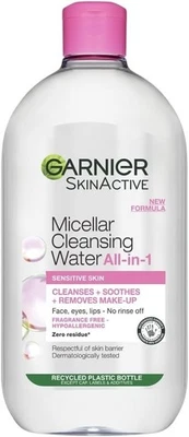 BRANDED Garnier Micellar Cleansing Water, Gentle face Cleanser & Makeup Remover 700ml