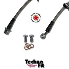 For 1995-2000 Lexus Ls400 Front Brake Line Techna-fit Stainless Steel Braided