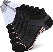 10/15 Pairs Womens Ankle Socks Lightweight Breathable Casual Low Cut Socks for W