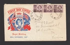 AUSTRALIA 1947 FDC ROYAL WEDDING ADDRESSED
