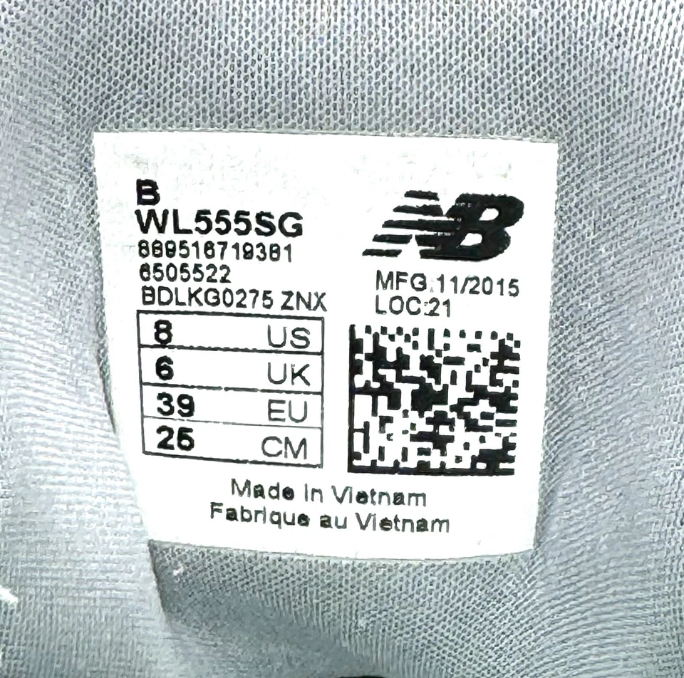 Zapatos para correr New Balance 555 FlipDuo para mujer grises como nuevos WL555SG talla 8 cómodos Foto 3 de 4