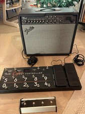 Fender Cyber Deluxe Amp With Cyber Foot switch And 4 Banks Foot Switch.
