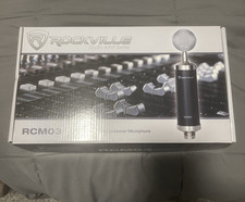 Rockville RCM03 Pro Studio Recording Condenser Microphone Mic NIB