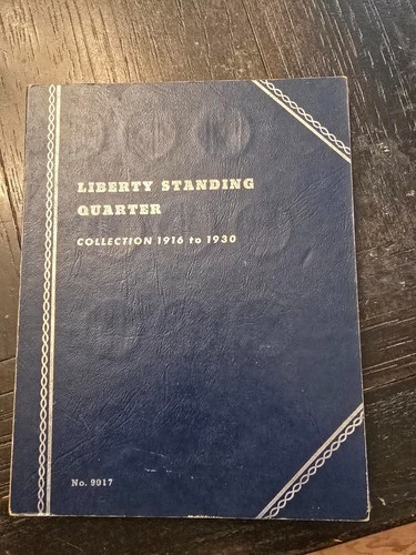 LIBERTY STANDING QUARTER Collection 1916-1930 Whitman Coin Folder 9017 BX10
