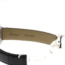 CARTIER TANK AMERICAINE MM WB710002 K18WG Silver Dial Hand-Wind Date 22mm #C015 6