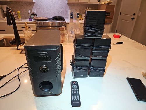 Acoustic Audio by AA5104 6 Piece Sound System Set Home Theater