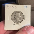 1937-S Washington Silver Quarter
