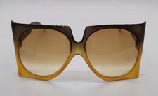 Christian Dior bug-eye - Oversize Optyl frame - Germany 1970 - light brown lense