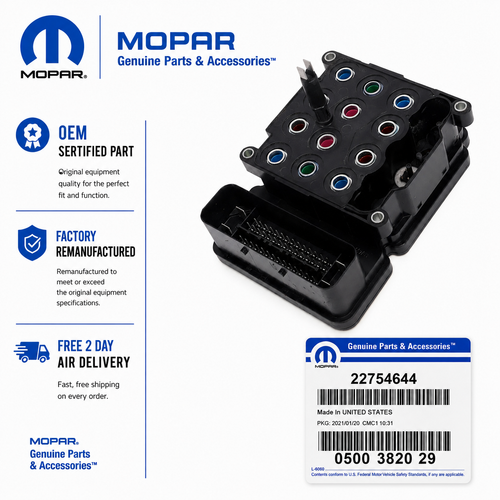 22754644 | Genuine Mopar ABS Module - Anti Lock Brake Control Module ...