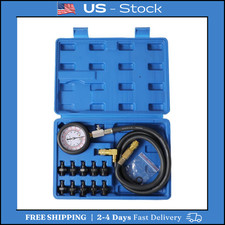 Oil Pressure Tester Tool Oil Pressure Gauge Kit 0-140 Psi Pressure Test Dia... Oil Pressure Tester Tool Oil Pressure Gauge Kit 0-140 Psi Pressure Test Dia...