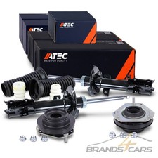 ATEC 2x STOßDÄMPFER + DOMLAGER + PROTECTION-KIT VORNE FÜR FORD FIESTA 6
