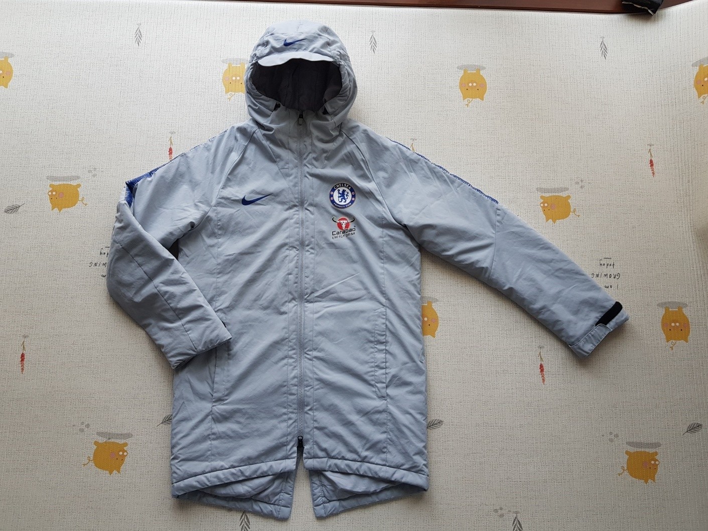 SACAI X NIKE NIKE CHELSEA FC PLAYER ISSUE JACKET TRAINING COAT PARKA 2018 19 TAGLIA M