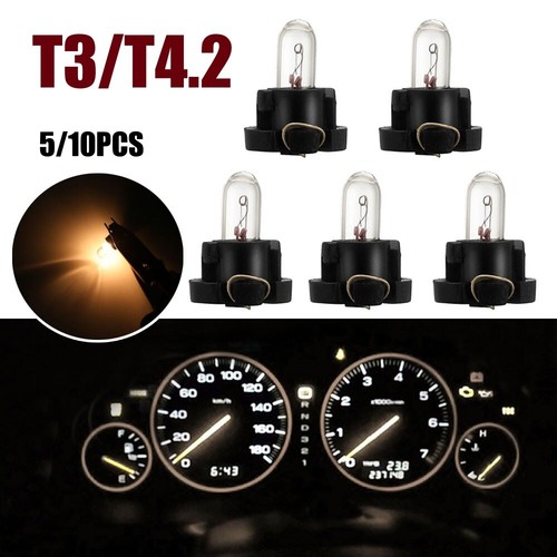 5/10Pcs T3 T4.2 Neo Wedge Car Dashboard AC Control Light Switch Bulb Accessories - Picture 2 of 13