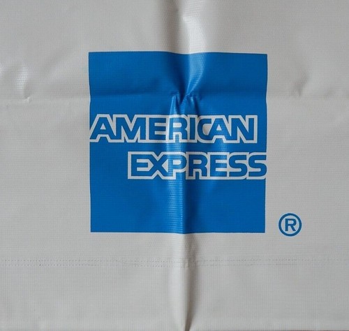 VINTAGE Street Banner "NYC Capital of the World" by AmEx -7x3ft, dbl sided, 1996 - Picture 4 of 4