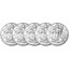 thumbnail 1 - 2020 American Silver Eagle 1 oz $1 - BU - Five 5 Coins
