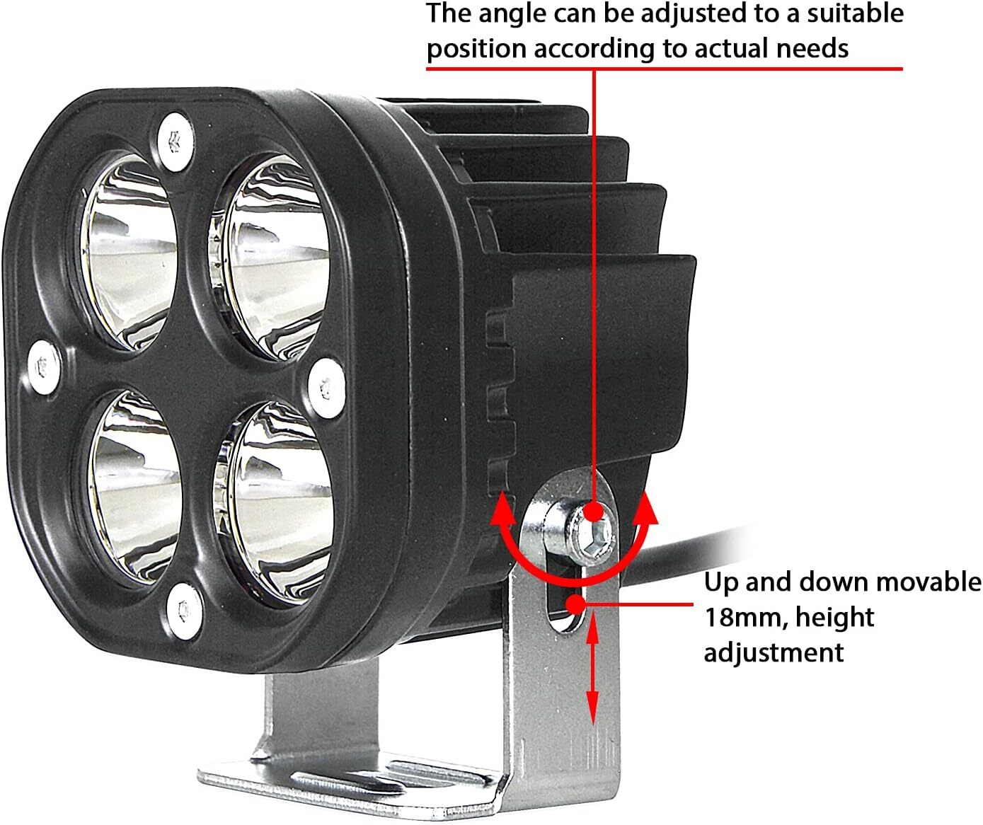 Fit Can-Am Maverick X3 Upper 52" straight LED Light Bar Bracket+8" +3" Pods Wire