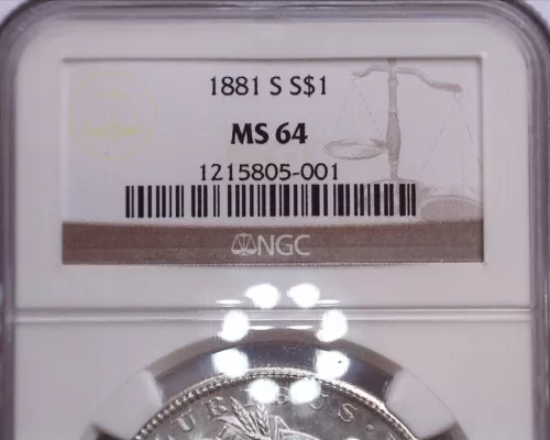 1881-S Morgan Silver Dollar NGC MS64 Very Nice *take a Look*