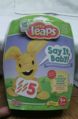 LEAP FROG  ''SAY IT BABY''  Verbal & Vocal Discovery  Baby 9+ Months  NEW
