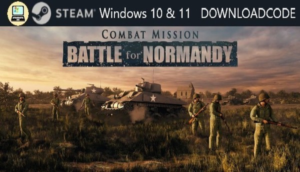 Neu Pc Computer Spiel Combat Mission Battle For Normandy FüR Windows 10 11 Steam-image
