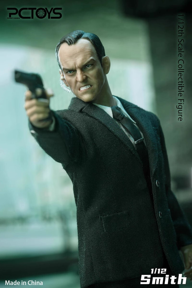 PCTOYS 1/12 PC026B Agent Smith Action Figure Model In Sotck
