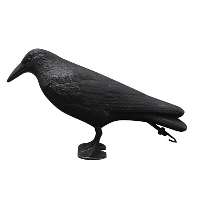 Schwarz Krähenfuß Rabe Vogel Statue Pe Plastik Abwehr Pest Kontrolle Pigeon