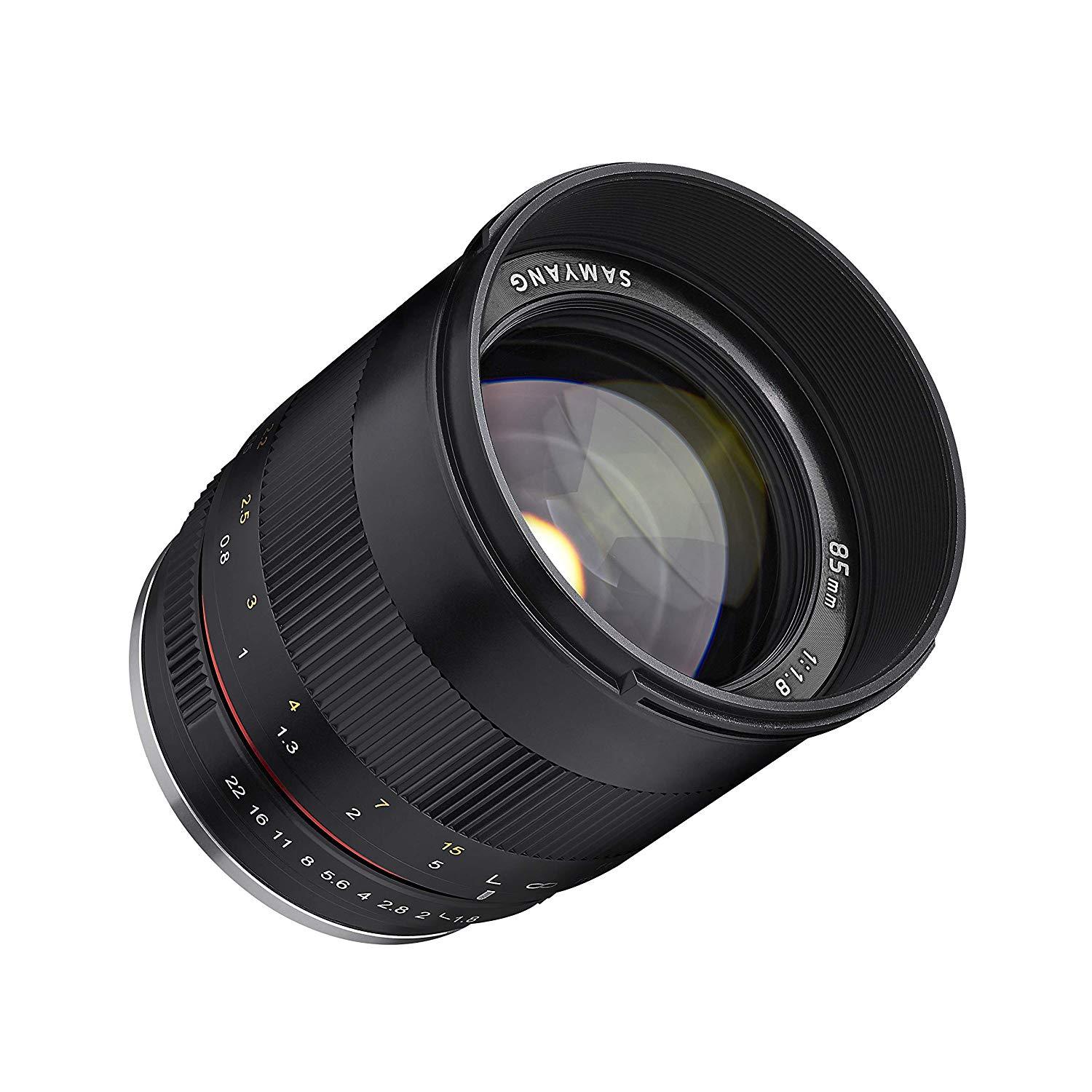 Samyang MF 85 mm F1.8 ED UMC CS Sony E-Mount Lens  - Prime/Fixed Lens Black