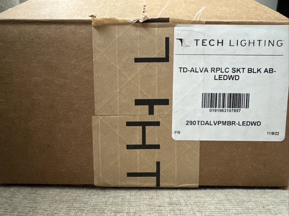 Colgante Tech Lighting TD Alva, latón/negro repuesto 290TDALVPMBR-LEDWD Foto 3 de 3