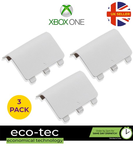 White Battery Pack Holder Cover Back Shell Replacement for Xbox One Controllers - Picture 7 of 9