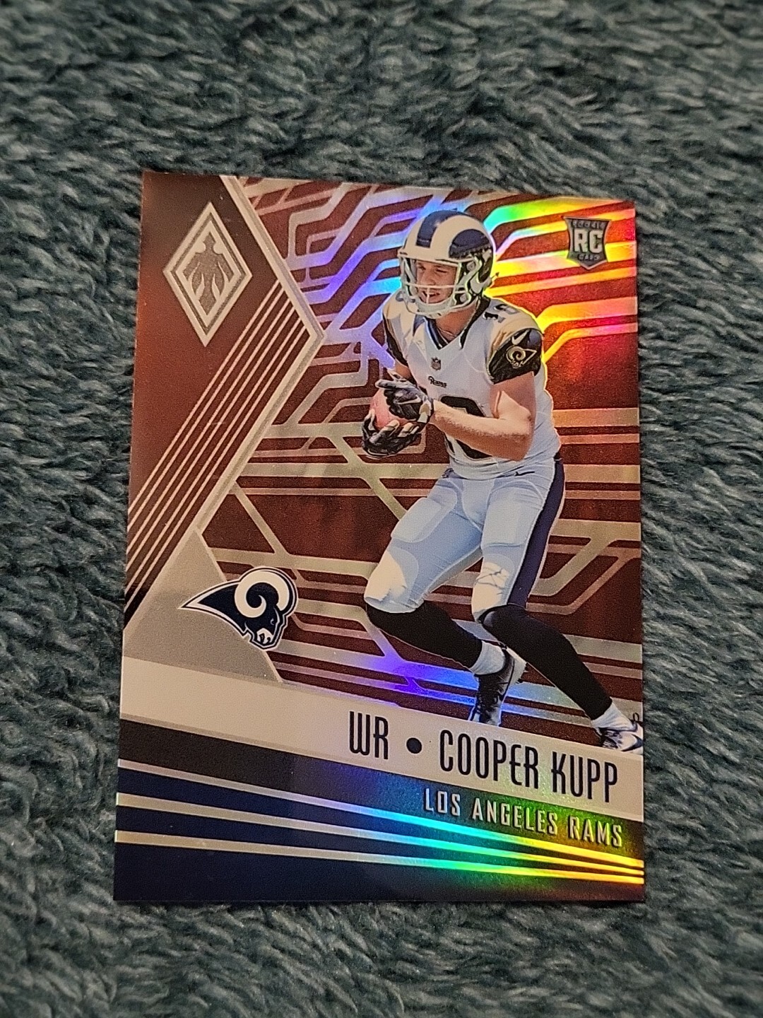 2017 Panini Phoenix Cooper Kupp Red Prizm Rookies RC Rookie #/299 LA Rams