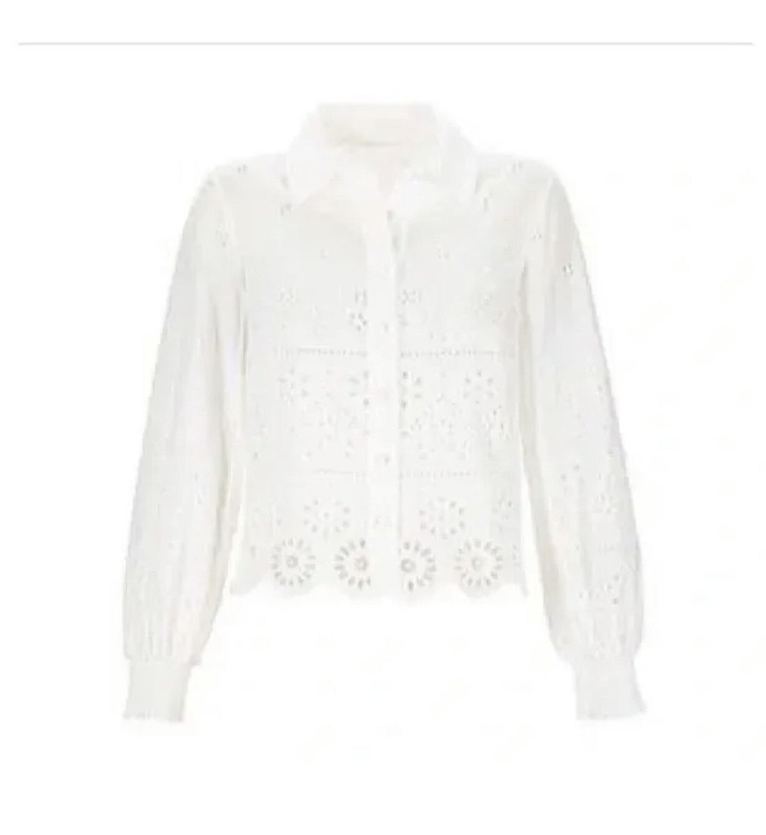 Cabi New NWT Coast Top #6084 White eyelet XS - XL Was $142