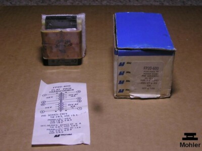 Magnetek Triad  FP20-600 Power Transformers Dual Sec. 20vct @ .6A or 10v @ 1.2A