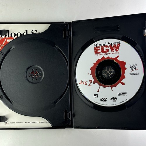 WWE Blood Sport ECW - The Most Violent Matches DVD, 2006 Complete w Manual - Picture 4 of 4