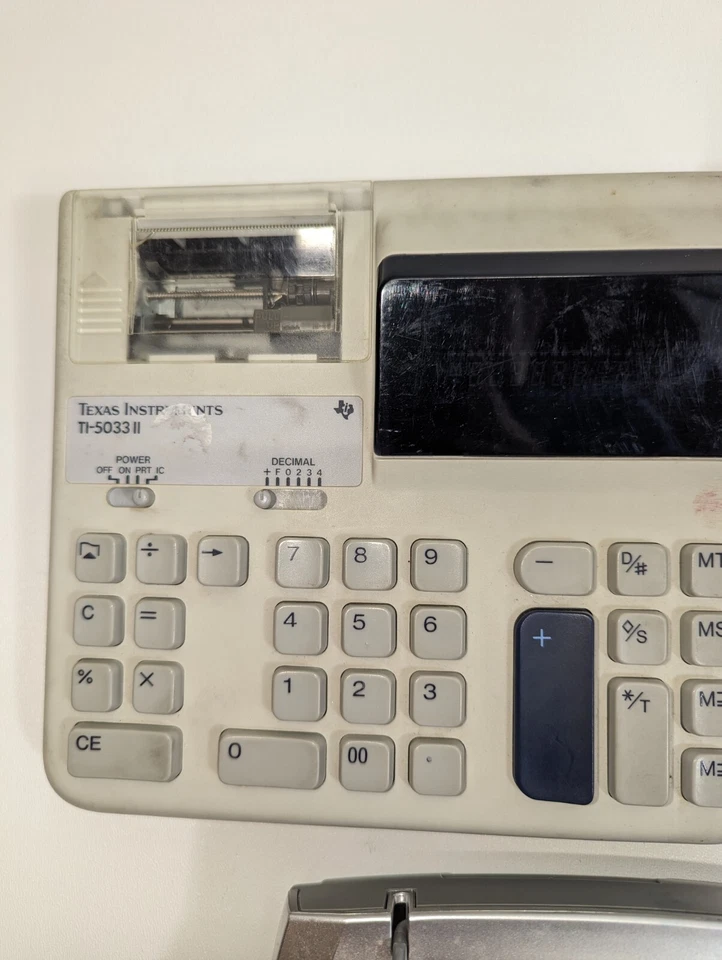 CANON P23-DH, TI 5033ll , Aurora PR100A DESKTOP CALCULATORS FOR PARTS OR REPAIR - Image 4 of 4
