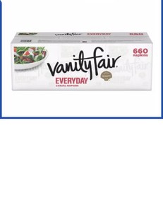 Vanity Fair Everyday Napkins Disposable White Paper Napkins 660 Count 42000355810 Ebay