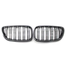 Carbon Fiber Front Grille Dual Slat For BMW 2 Series F23 F22 F87 M2 2014-2017