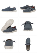 Hey Dude Wendy Sky Blue Sneaker Slip On Women's Sizes US 6-10/NEW 