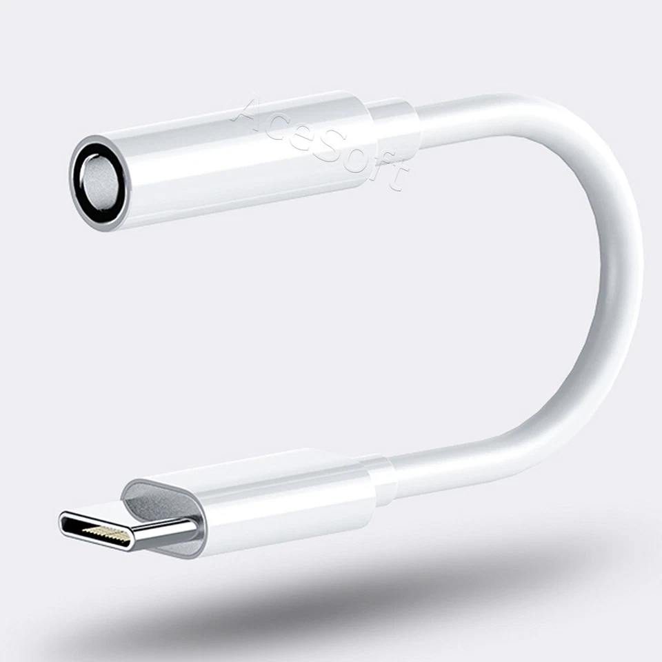 Hi-Res USB Tipo C a 3.5mm Audio Auxiliar Auriculares Conector Adaptador Cable Chip Foto 2 de 2