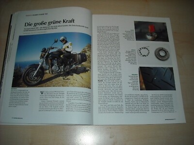 MO Magazin 1811) Triumph Trident 900 im 60TKM-Dauertest auf 4 Seiten