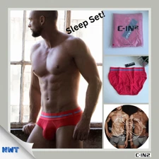 C-IN2 - Scrimmage - Men's Tank and Low Rise Brief - Rafa Red (M)