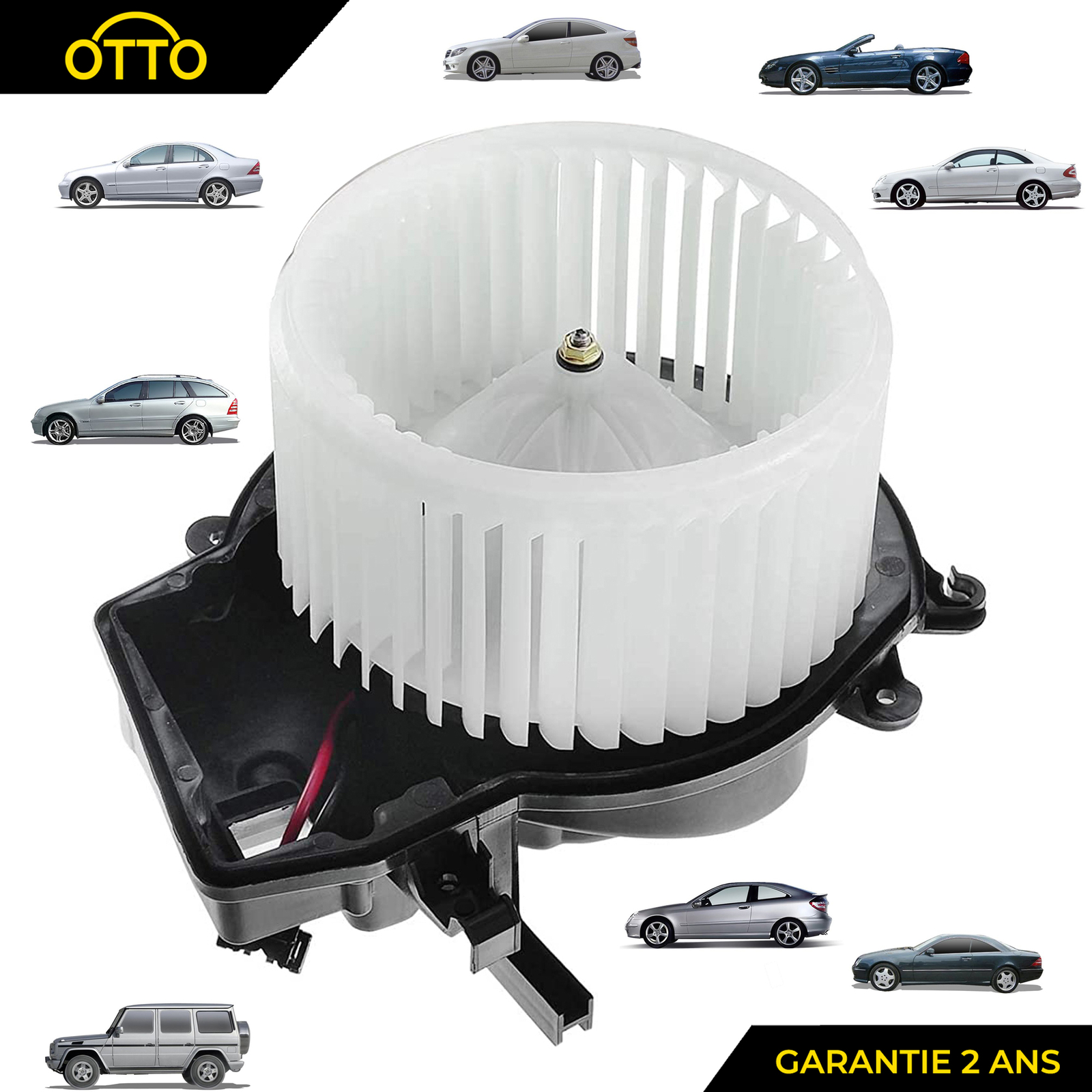 Pulseur d'air pour Mercedes W203 S203 C209 et R230 ventilation habitacle de rechange