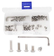 T10 Screws 60pcs M3 Button Head Torx Security Screws Assortment Kit W T10 Wrench